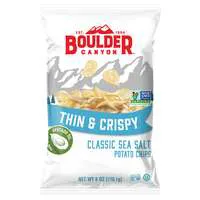 Boulder Canyon Thin & Crispy Classic Sea Salt Potato Chips