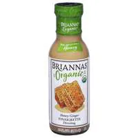 Briannas Organic Honey Ginger Vinaigrette Dressing