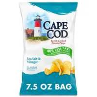 Cape Cod 40% Less Fat Sea Salt & Vinegar Kettle Cooked Potato Chips