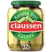 Claussen Kosher Dill Pickle Halves Refrigerated