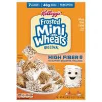 Kellogg's Frosted Mini Wheats Original High Fiber Whole Grain Cereal