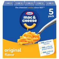 Kraft Original Flavor Mac & Cheese Dinner - 5 ct
