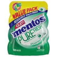 Mentos Pure Fresh Sugar Free Gum Spearmint with Green Tea Extract