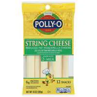 Polly-O 2% Reduced Fat Mozzarella String Cheese - 12 ct