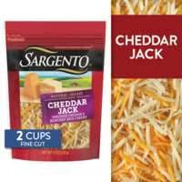 Sargento OƯ The Block Natural Fine Cut Shredded Cheddar Jack Cheese