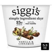 Siggi's Low Fat Vanilla & Cinnamon Skyr Yogurt Cup