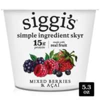 Siggi's Non Fat Mixed Berries & Acai Skyr Yogurt Cup