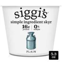 Siggi's Non Fat Plain Skyr Yogurt Cup