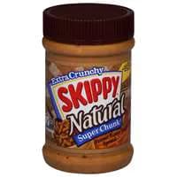Skippy Natural Super Chunk Extra Crunchy Peanut Butter Spread