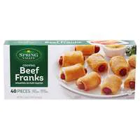 Spring Valley Cocktail Beef Franks Wrapped in PuƯ Pastry - 40 ct Frozen