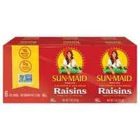 Sun-Maid California Sun-Dried Raisins Boxes - 6 ct