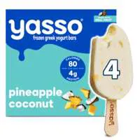 Yasso Pineapple Coconut Greek Yogurt Bars - 4 ct