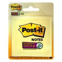 3M Post-it Super Sticky Notes Yellow 3 X 3 Inch - 50 Sheets/Pad