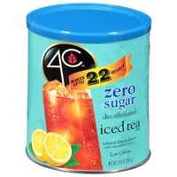 4C Zero Sugar DecaƯeinated Lemon Flavor Iced Tea Mix