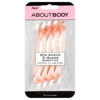 About Body Spa Shave Razors 3-Blade Sensitive