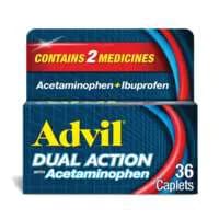 Advil Dual Action Acetaminophen + Ibuprofen Pain Relief Caplets