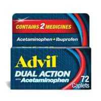 Advil Dual Action with Acetaminophen Pain Reliever Tablets