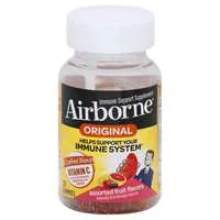 Airborne Assorted Fruit Flavor Immune Support Blast of Vitamin C Gummies