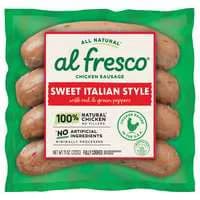 Al Fresco Natural Sweet Italian Style Chicken Sausage - 4 ct