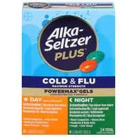 Alka-Seltzer Plus Cold & Flu Day/Night Maximum Strength Capsules