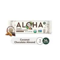ALOHA Organic Coconut Chocolate Almond 14g Plant-Based Protein Bar