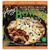 Amy's Bowls Organic Gluten Free Light Sodium Mexican Casserole Frozen Meal