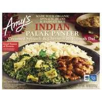 Amy's Organic Gluten Free Indian Palak Paneer Frozen Meal