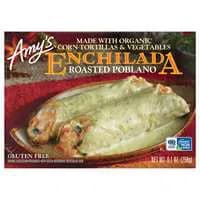 Amy's Organic Gluten Free Roasted Poblano Enchilada Frozen Meal