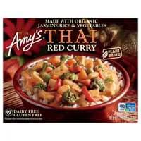 Amy's Organic Gluten Free Vegan Thai Red Curry Plant-Based Frozen Meal