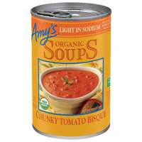 Amy's Organic Light in Sodium Gluten Free Chunky Tomato Bisque Soup