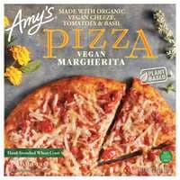 Amy's Organic Plant-Based Wheat Crust Vegan Margherita Pizza Frozen
