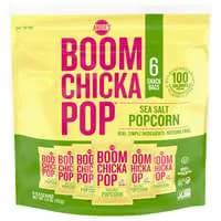 Angie's BOOMCHICKAPOP Gluten Free Sea Salt Popcorn - 6 ct