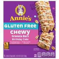 Annie's Gluten Free Birthday Cake Chewy Granola Bars - 5 ct