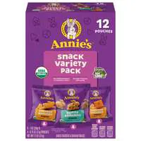 Annie's Organic Baked Crackers & Grahams Variety Packs - 12 ct