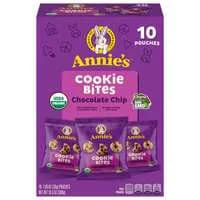 Annie's Organic Chocolate Chip Cookie Bites - 10 ct