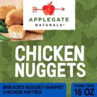 Applegate Naturals Breaded Chicken Nuggets Family Size Frozen