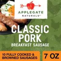Applegate Naturals Classic Pork Breakfast Sausage Links - 10 ct Frozen