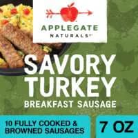 Applegate Naturals Savory Turkey Breakfast Sausage Links - 10 ct Frozen