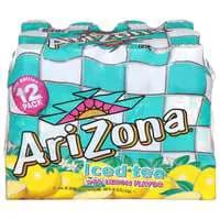 AriZona Sun Brewed Style Iced Tea with Lemon Flavor - 12 pk