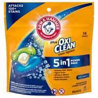 Arm & Hammer + OxiClean Fresh Scent 5-in-1 Power Paks Detergent - 14 ct