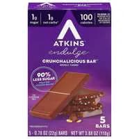 Atkins Endulge Crunchalicious Treat Bars - 5 ct