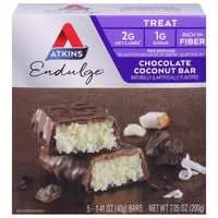 Atkins Endulge Treat Chocolate Coconut Bars Low Carb - 5 ct