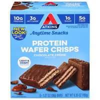 Atkins Snack Protein Wafer Crisps Chocolate Creme - 5 ct