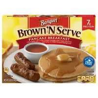 Banquet Brown 'N Serve Pancake Breakfast With Sausage Links Frozen Meal