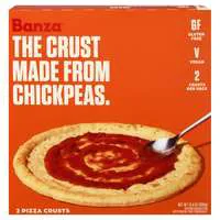 Banza Gluten Free High Protein Low Carb Chickpeas Pizza Crusts 2 ct Frozen