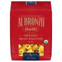 Barilla Al Bronzo Organic Mezzi Rigatoni Pasta