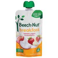 Beech-Nut Breakfast Stage 4 Baby Food Yogurt Banana & Strawberry