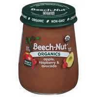 Beech-Nut Organics Stage 2 Baby Food Apple Raspberries & Avocado