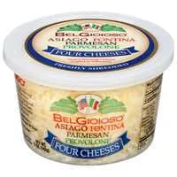 BelGioioso Shredded Four Cheeses (Asiago Fontina Parmesan & Provolone)
