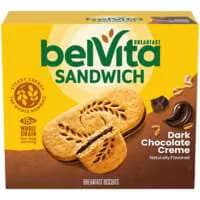 belVita Dark Chocolate Creme Breakfast Sandwich Bars Biscuits - 5 ct